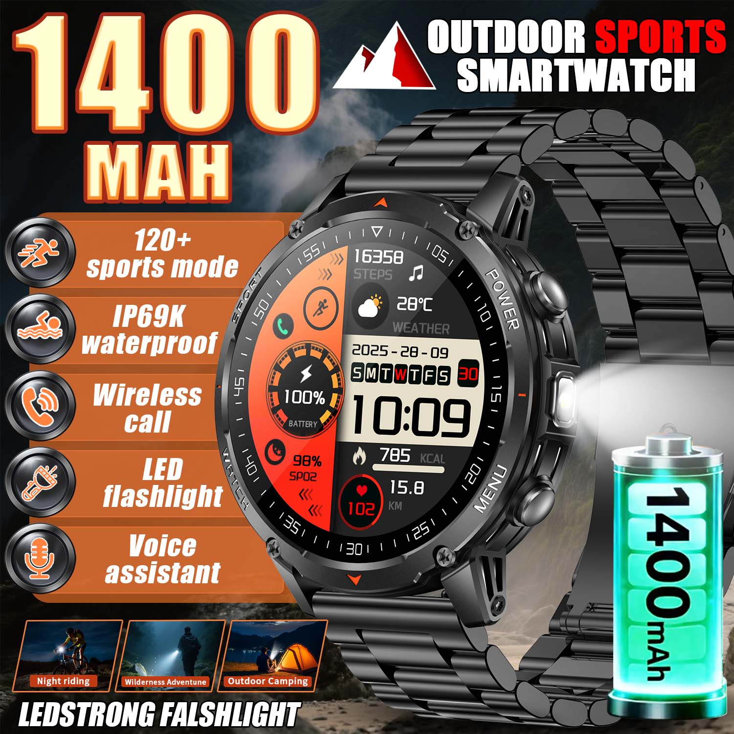 Smart Insole Pressure - Reloj Inteligente 2026 NUEVO T-rex3 1400mAh