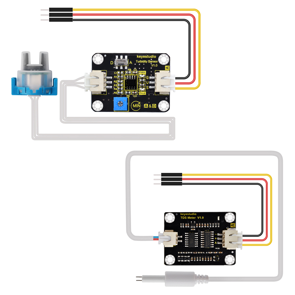 Hydration Sensor Skin - Keyestudio-Medidor de Sensor TDS V1.0, placa/Sensor