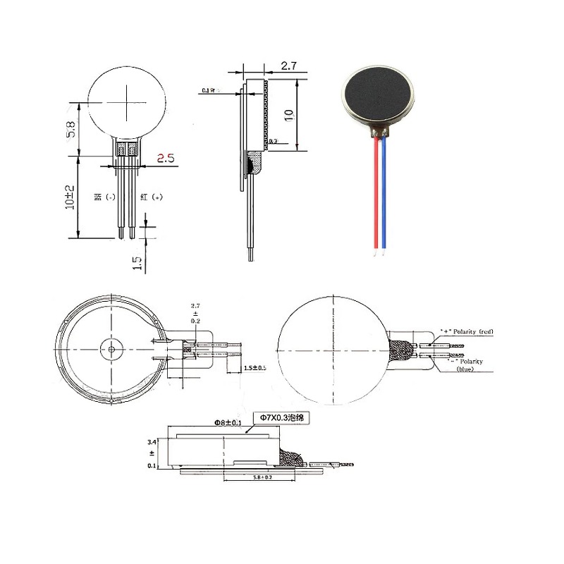 30 Uds 10x2,7mm Mini Motor de  - Muscle Sensor Emg reseña y precio