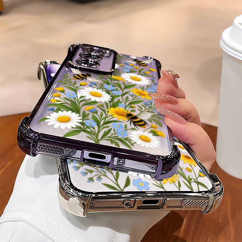 Funda con diseño floral de abe - Oppo Reno 12 reseña y precio