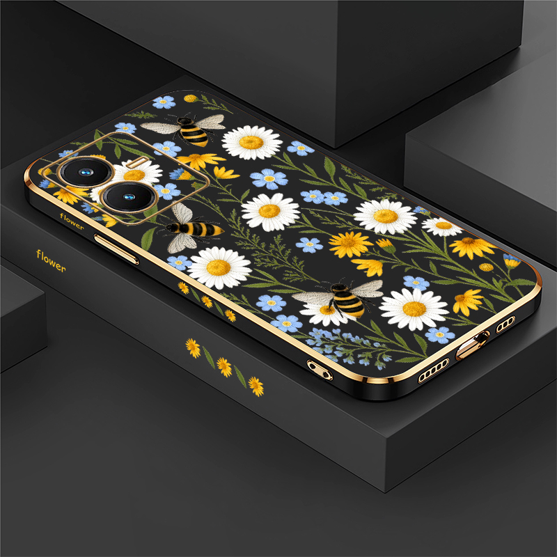 Funda con diseño de abeja para - Vivo Y28 reseña y precio