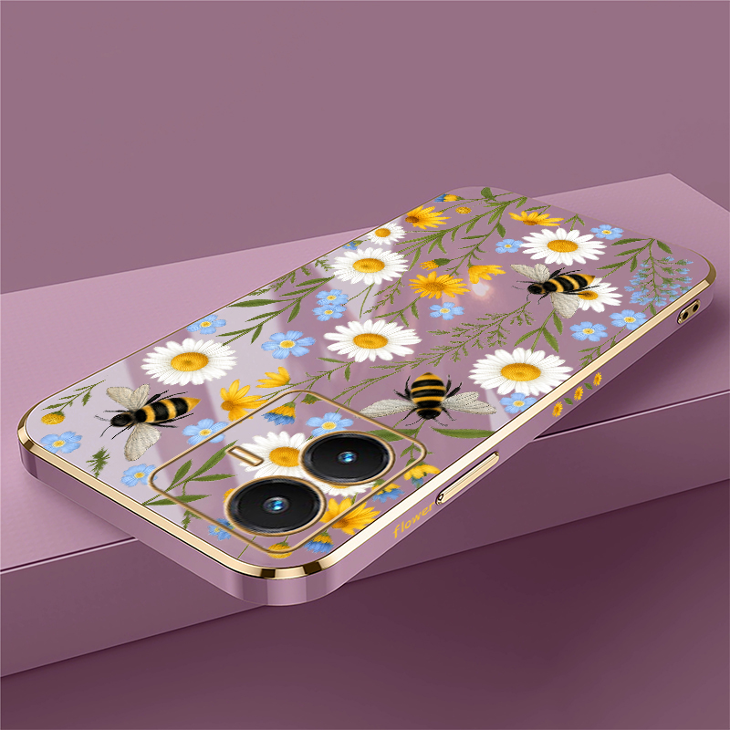 Funda con diseño de abeja para - Vivo Y28 reseña y precio