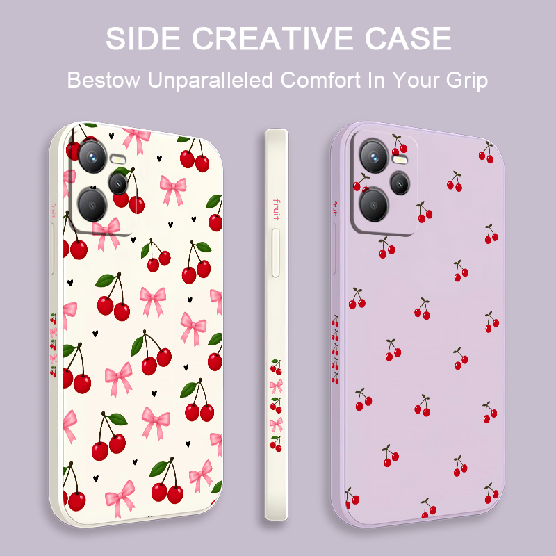 Funda con estampado de cerezas - Realme C67 reseña y precio