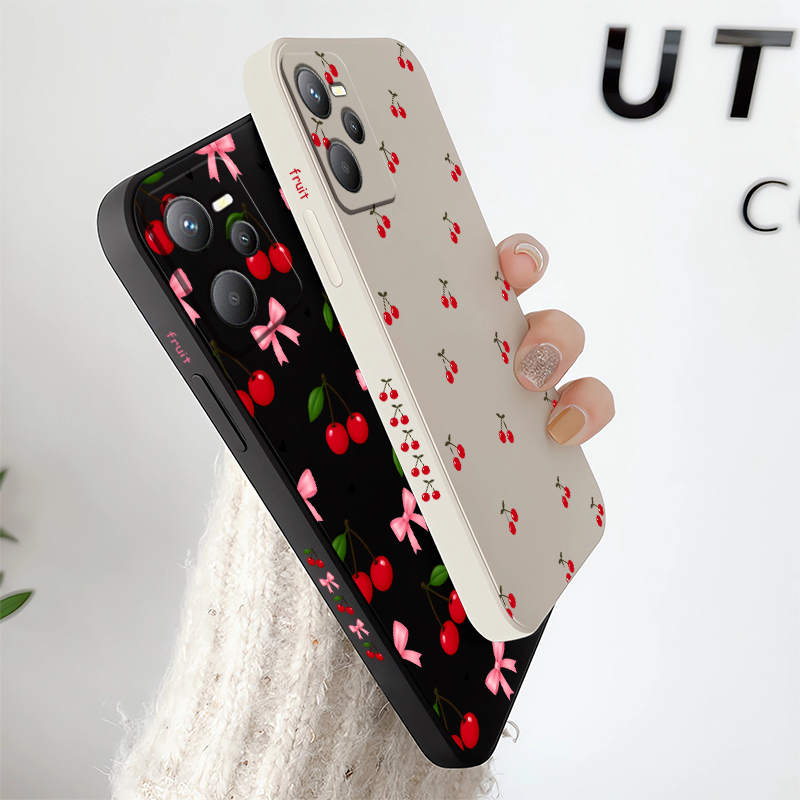 Funda con estampado de cerezas - Realme C67 reseña y precio